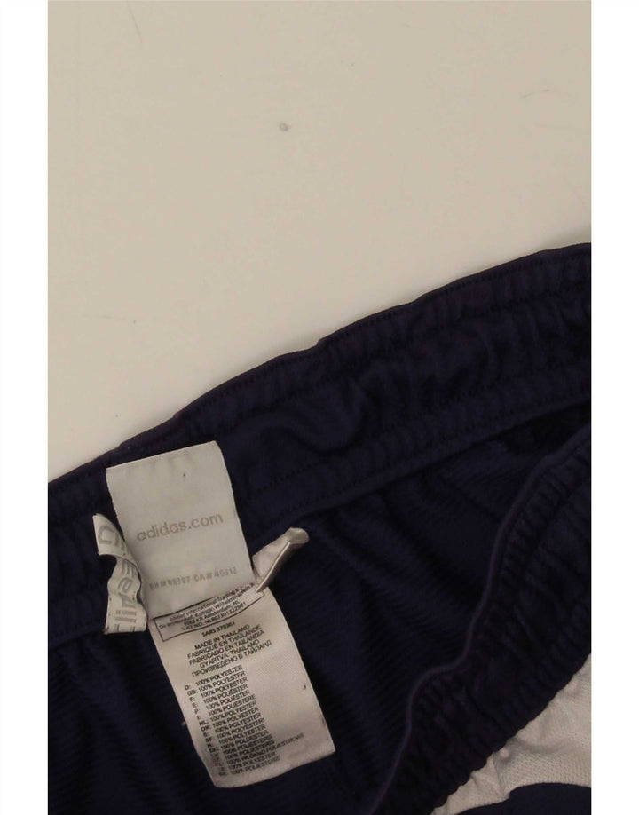 Adidas Masculino Climalite Sport Shorts Médio Azul Marinho Colorblock Poliéster