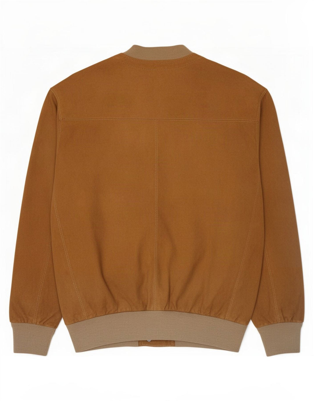 Jaqueta bomber masculina vintage de camurça UK 38 marrom médio