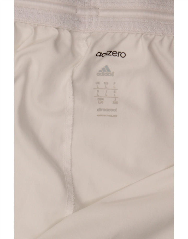 ADIDAS Mens Adizero Sport Shorts Grande Branco Colorblock