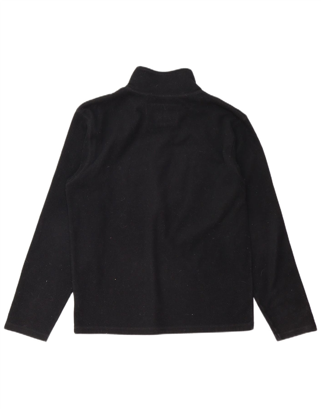 BILLABONG Suéter masculino de lã com zíper e gola pequena em poliéster preto