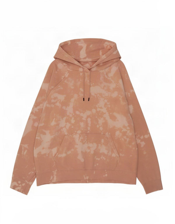 Nike Mens Hoodie Jumper XL Rosa Tie Dye Algodão