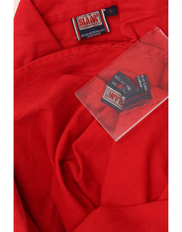 Camisa pulôver masculina SLAM pequena de algodão vermelho