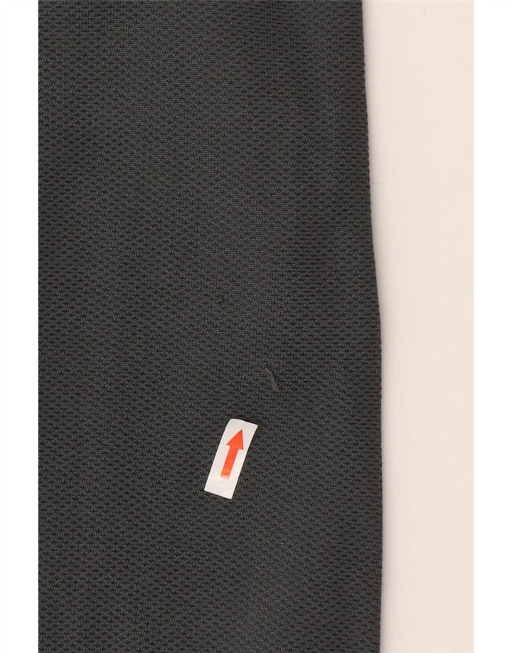 Calça de treino feminina Adidas UK 14 cinza médio colorblock poliéster