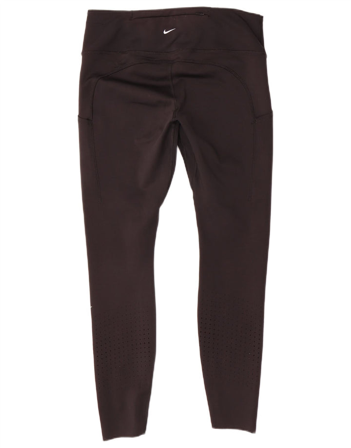 Leggings Nike Dri Fit Feminina UK 14 Grande Poliéster Preto