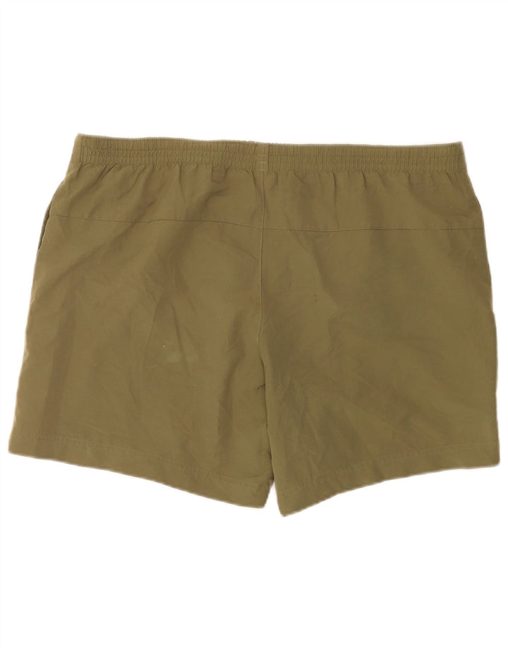 Shorts esportivos masculinos Puma grandes cáqui