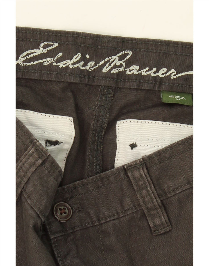 EDDIE BAUER Mens Cargo Shorts W32 Medium Grey Cotton Vintage Eddie Bauer and Second-Hand Eddie Bauer from Messina Hembry 