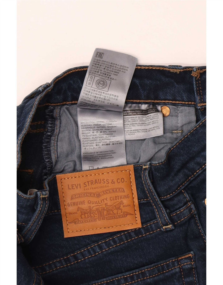 Shorts jeans feminino Levi's W25 XS azul marinho algodão