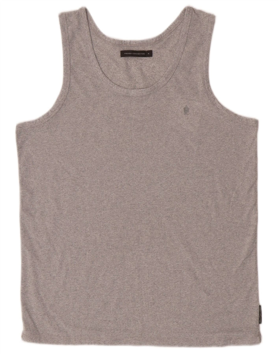 Colete masculino French Connection Top XL poliéster cinza