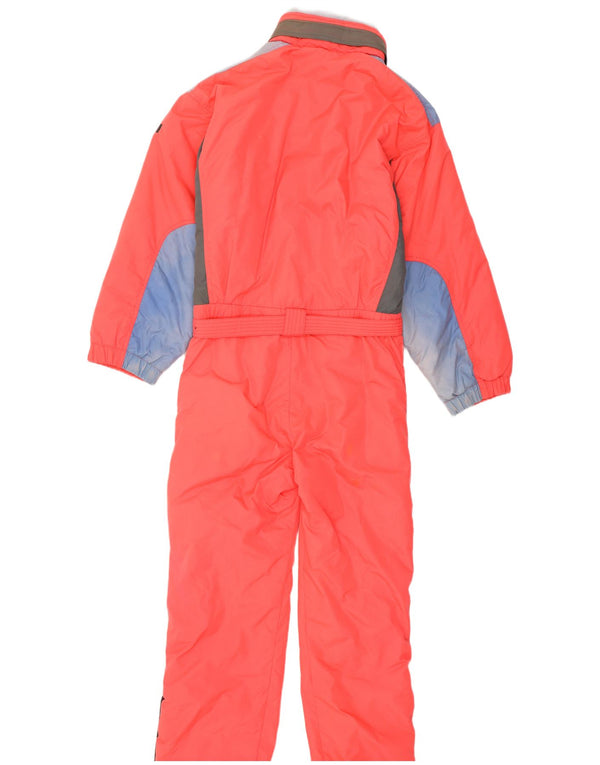 Macacão de esqui com capuz feminino Brugi IT 44 médio rosa poliamida esportiva