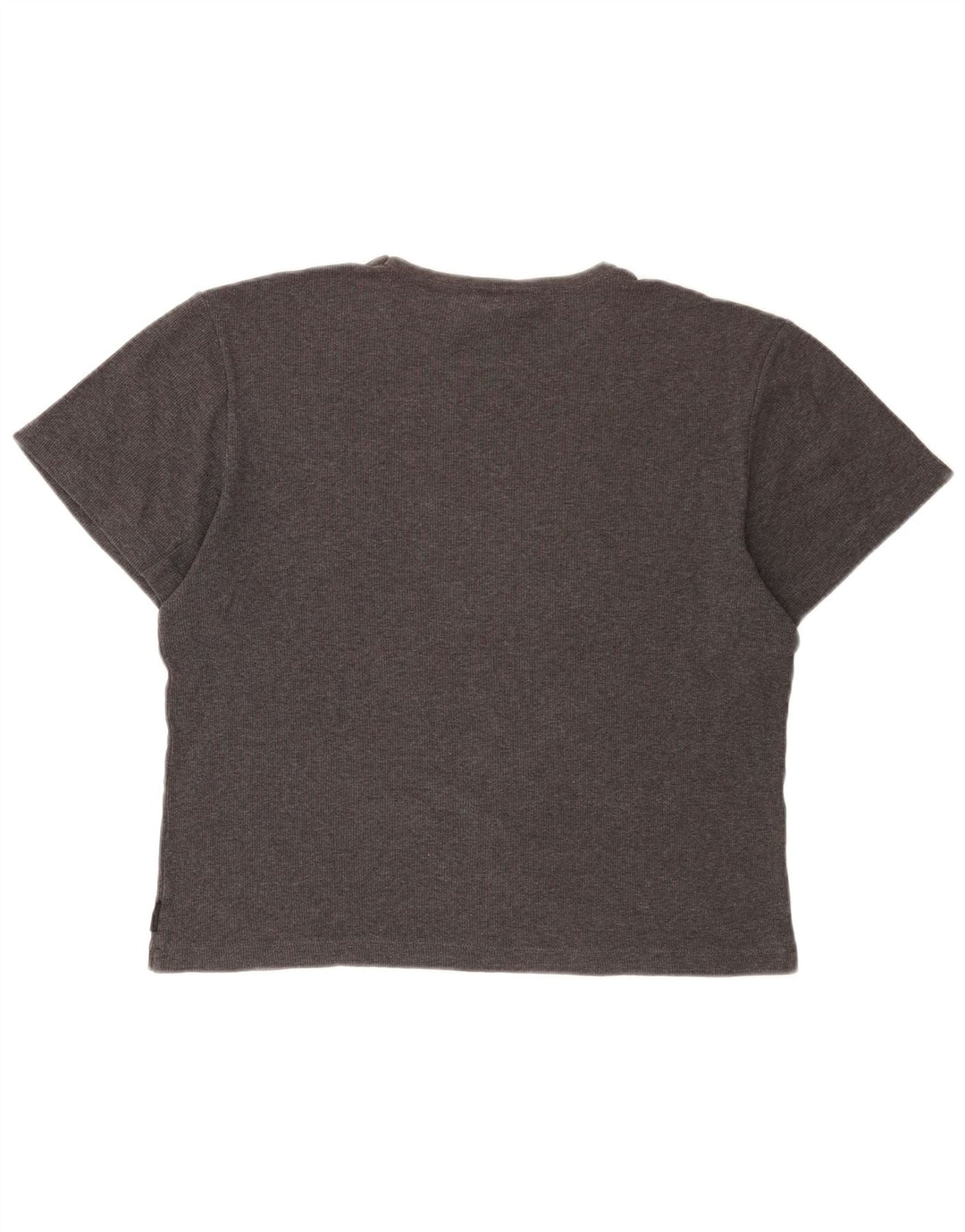 Camiseta feminina CALVIN KLEIN grande tamanho UK 14 algodão cinza médio
