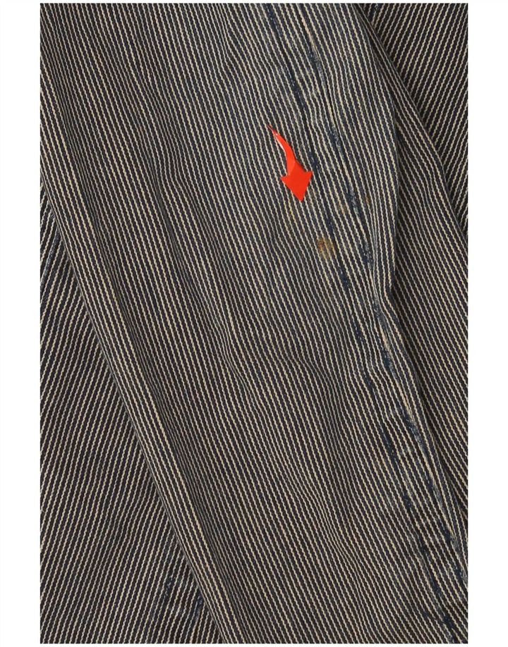 EDDIE BAUER Jaqueta blazer feminina de 2 botões Reino Unido 12 risca de giz cinza médio