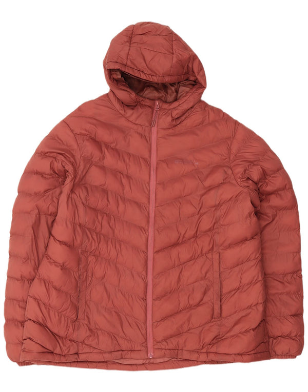 Mountain Warehouse Jaqueta acolchoada feminina Reino Unido 18 XL Poliamida vermelha