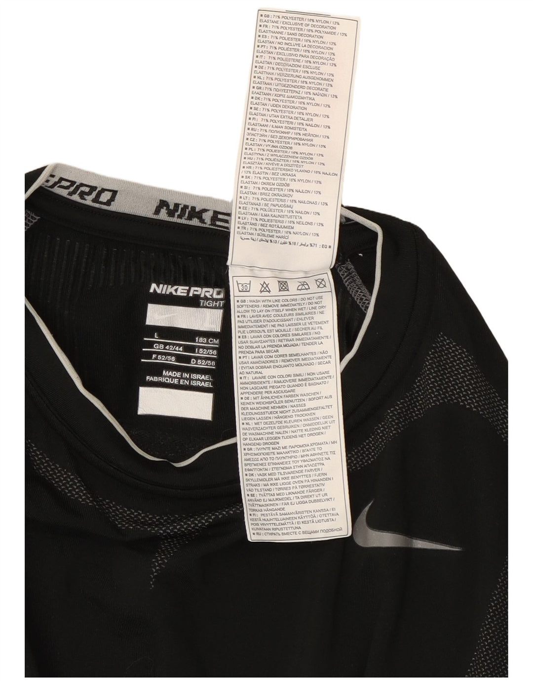 Camiseta masculina Nike grande poliéster colorblock preto grande