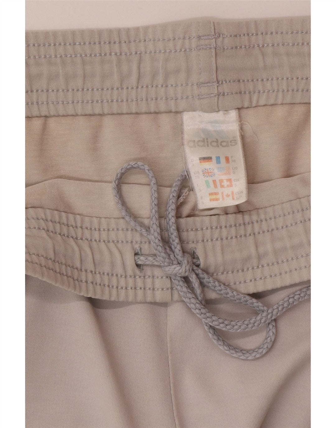 Shorts esportivos masculinos Adidas pequeno algodão cinza