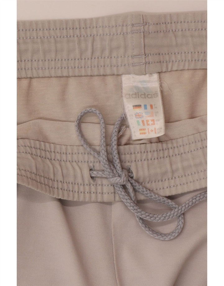 Shorts esportivos masculinos Adidas pequeno algodão cinza