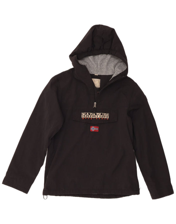 Jaqueta Anorak com capuz gráfico Napapijri Boys Geographic 13-14 anos preto