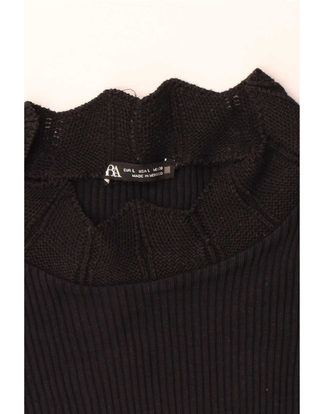 Camiseta feminina Zara UK 14 grande preta
