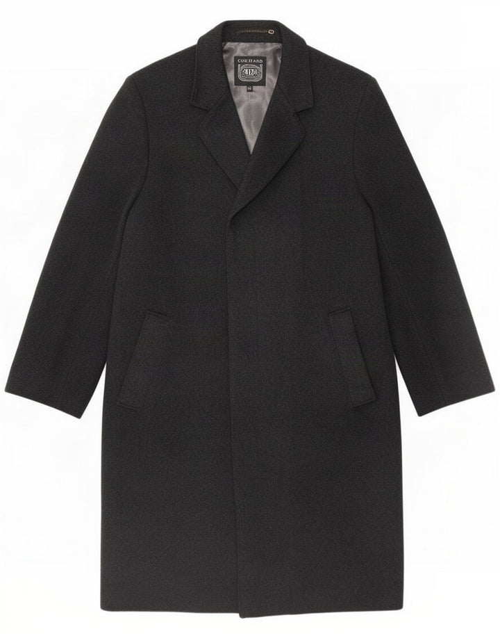 Sergio rossi Mens Overcoat UK 42 XL Lã Cinza