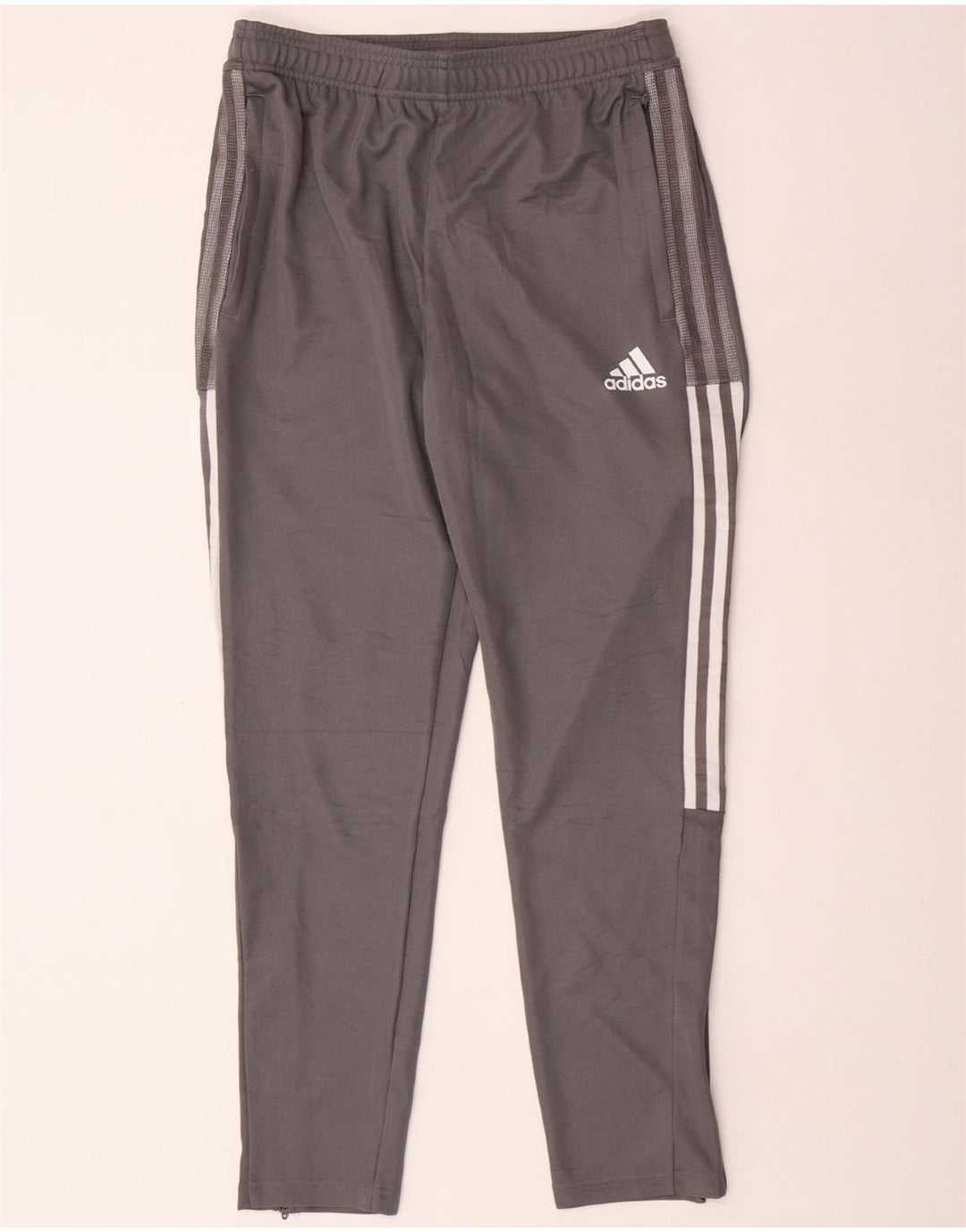 Calças de treino Adidas Aeroready masculinas cinza médio