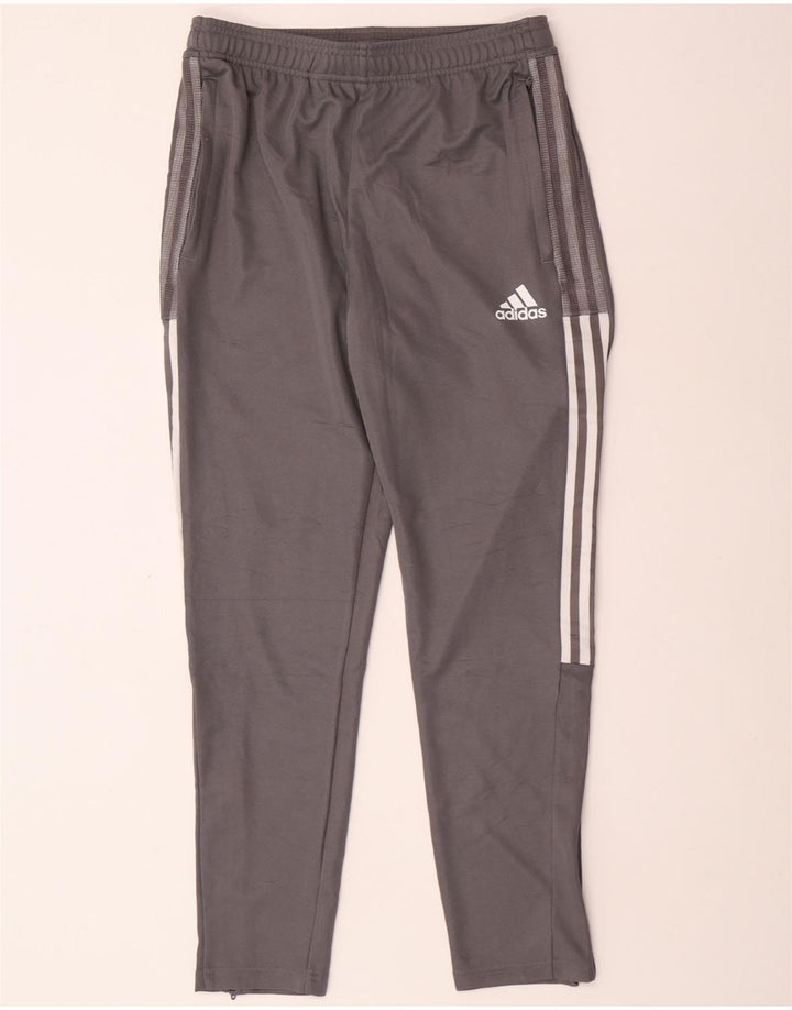 Calças de treino Adidas Aeroready masculinas cinza médio