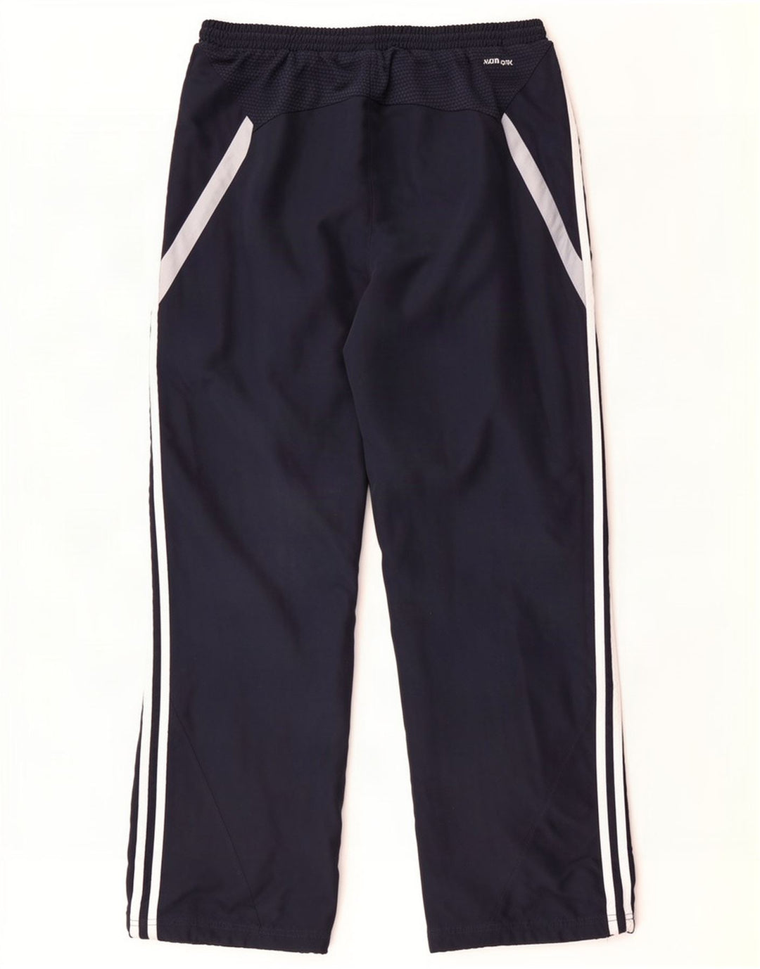 Calça de treino masculina Adidas Climacool grande bloco colorido azul marinho