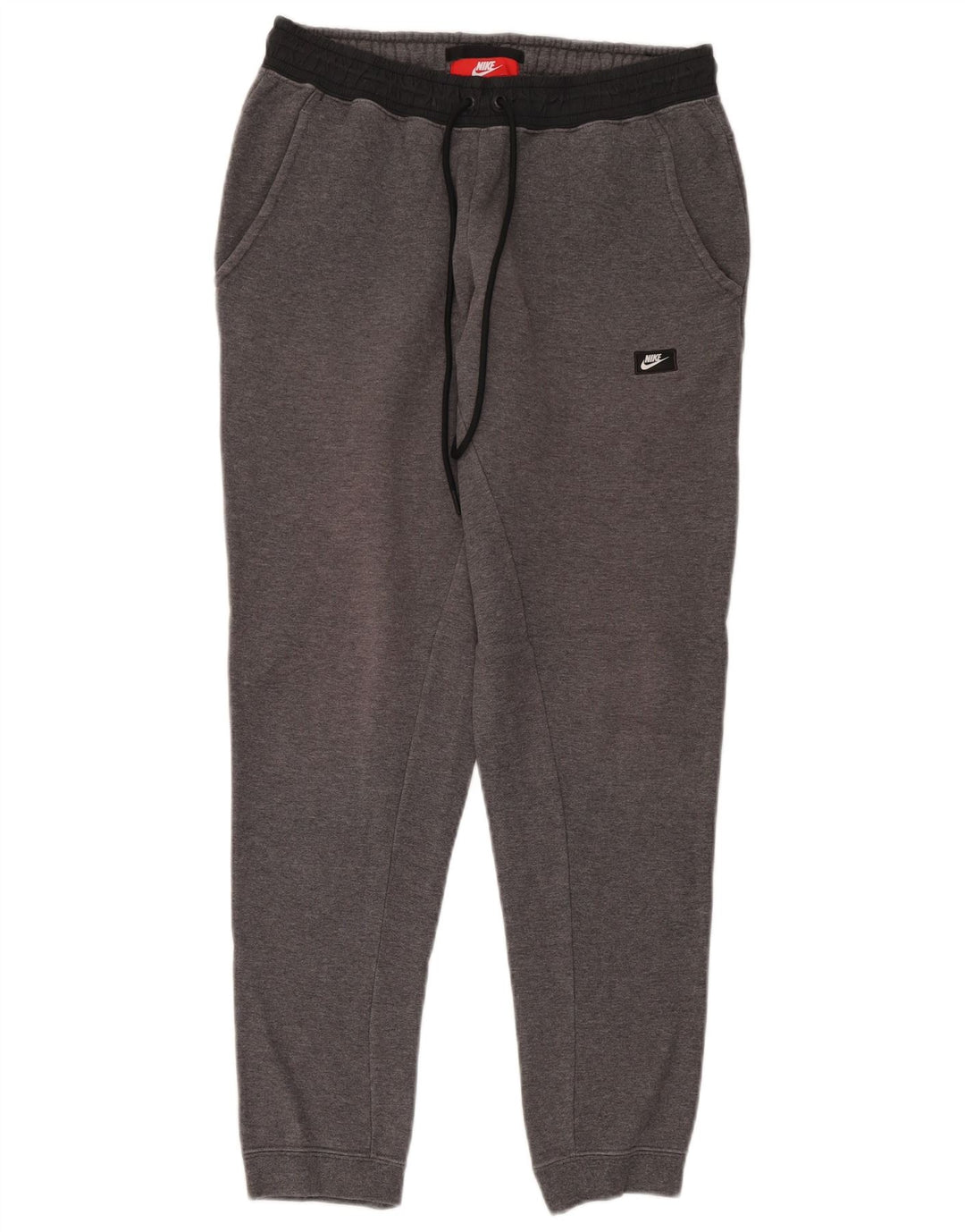 Calça de treino masculina Nike joggers cinza médio algodão