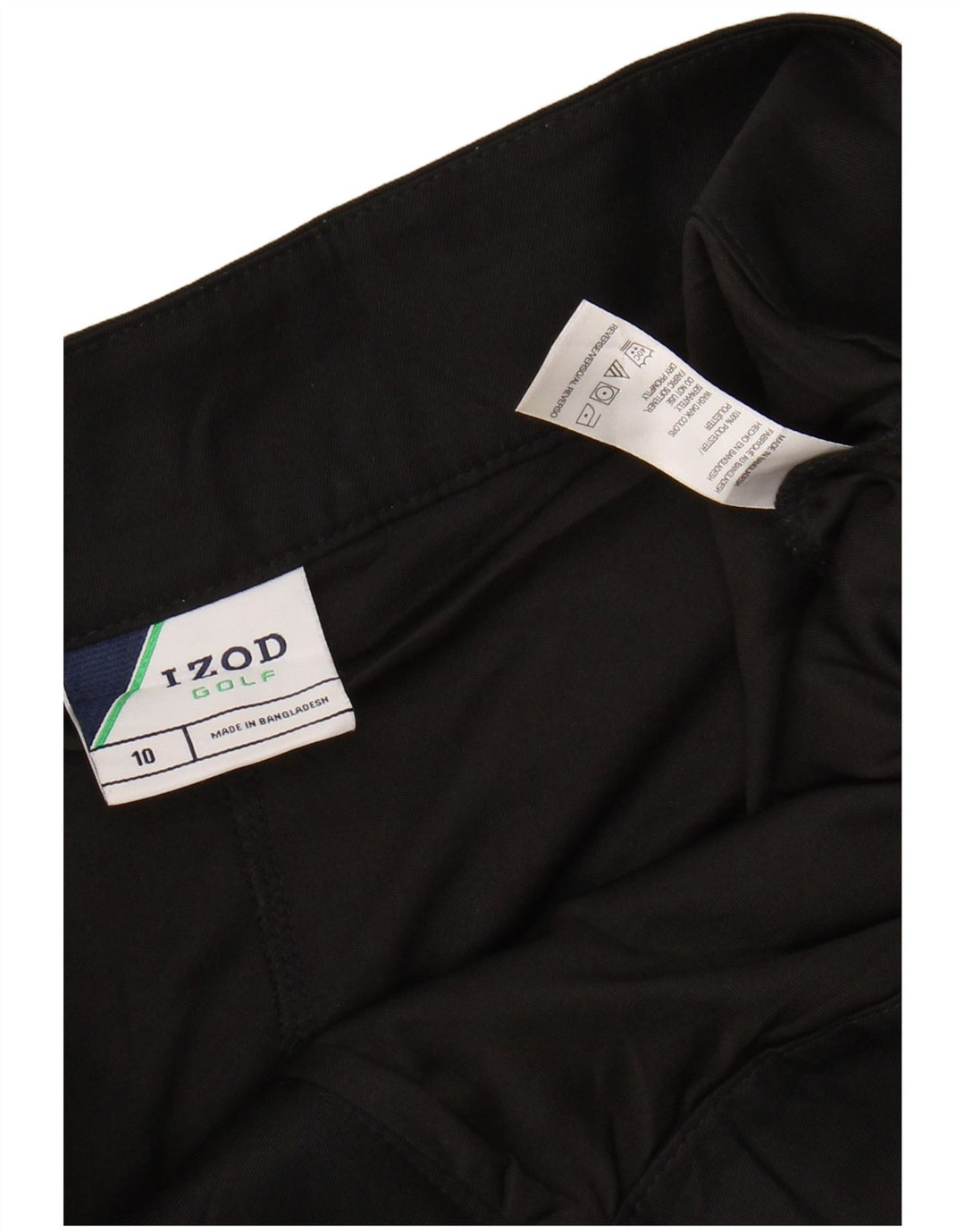 IZOD Womens Skort Grande W32 L7 Poliéster Preto