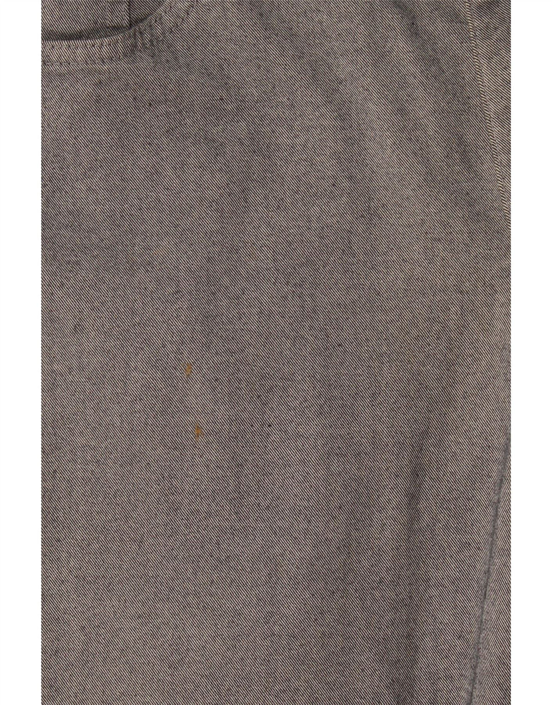 Calça casual slim masculina Ted Baker W32 L30 algodão cinza