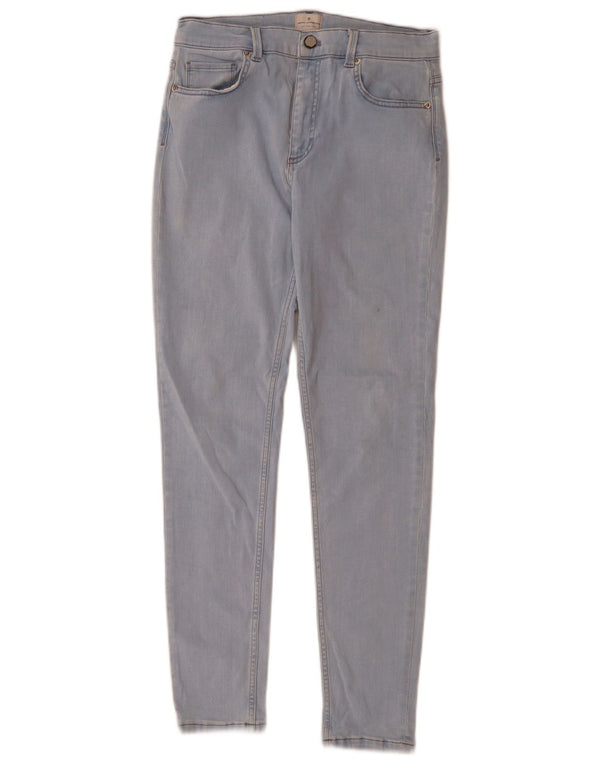 French Connection Jeans feminino slim UK 12 médio W28 L28 algodão azul