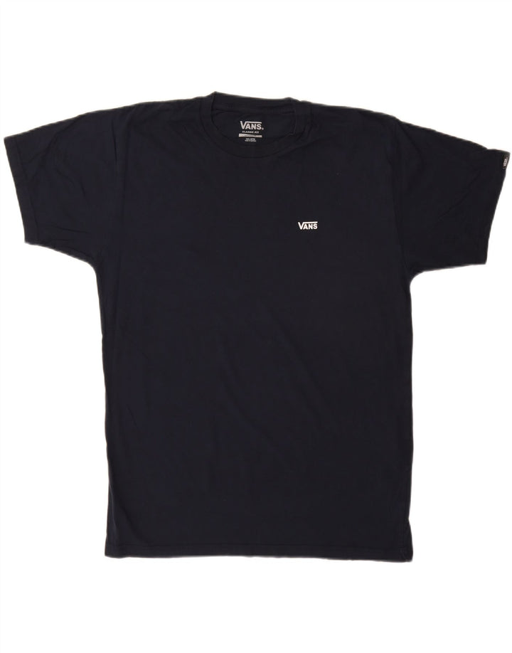 Camiseta Vans Masculina Classic Fit Top Médio Algodão Azul Marinho