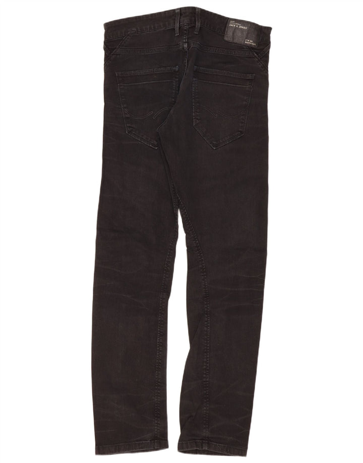 Jeans masculinos Jack & Jones Slim W33 L34 preto