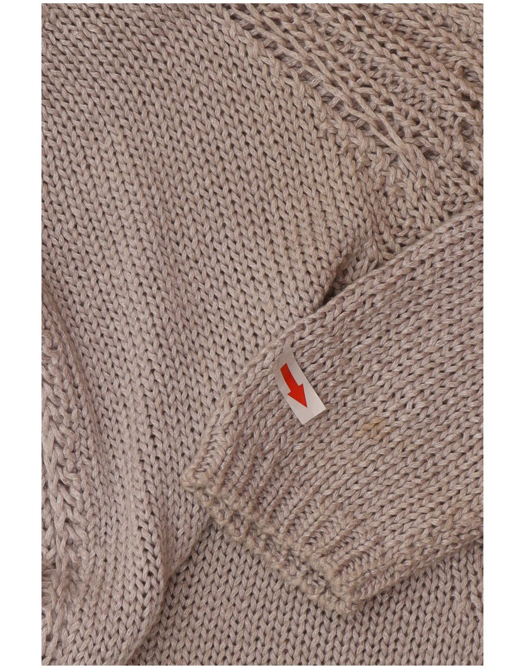 Suéter feminino Zara com decote em V UK 14 cinza médio