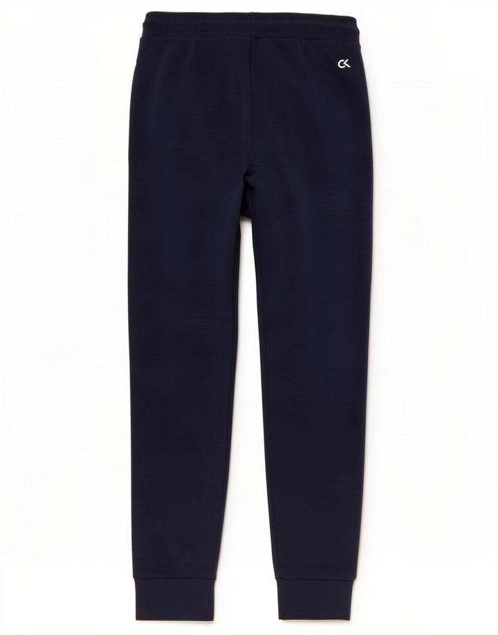 Calvin Klein Calça de treino feminina Joggers UK 14 Médio Azul Marinho