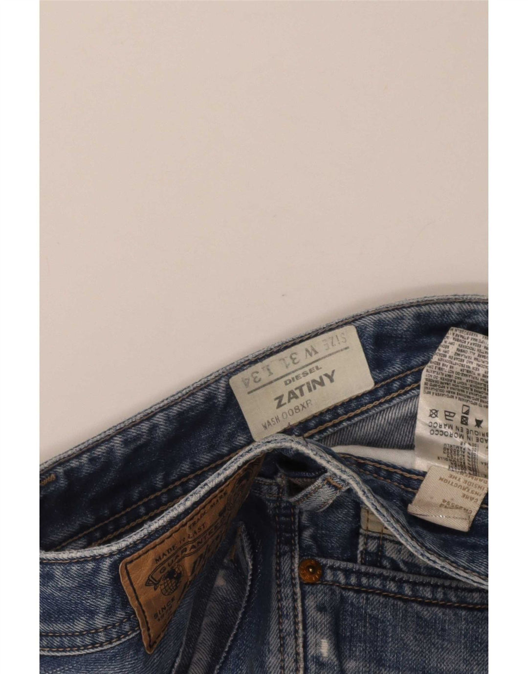 Diesel Masculino Solto Jeans W31 L34 Azul Algodão
