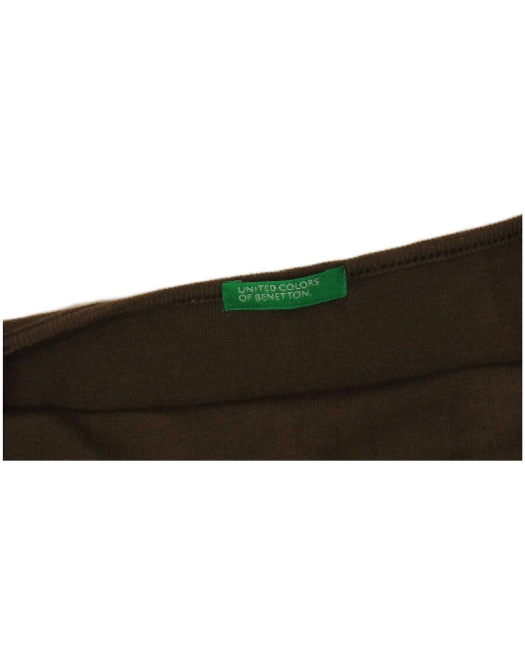 Top feminino BENETTON Crop Cami UK 4 XS Caqui