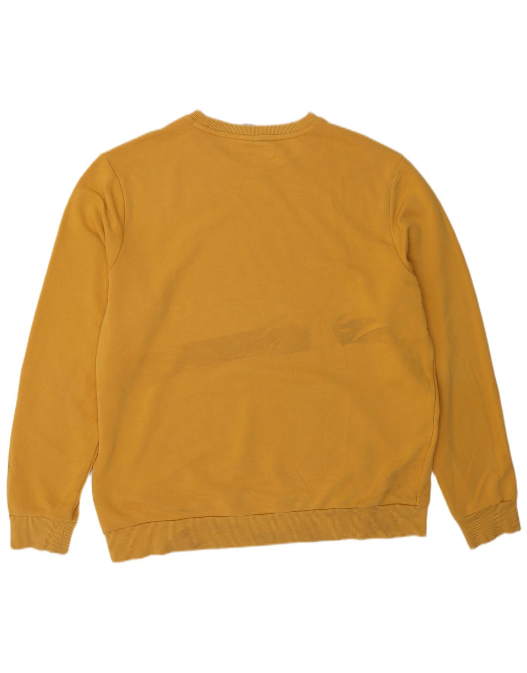 Puma Mens Regular Fit Moletom Jumper XL Amarelo Algodão