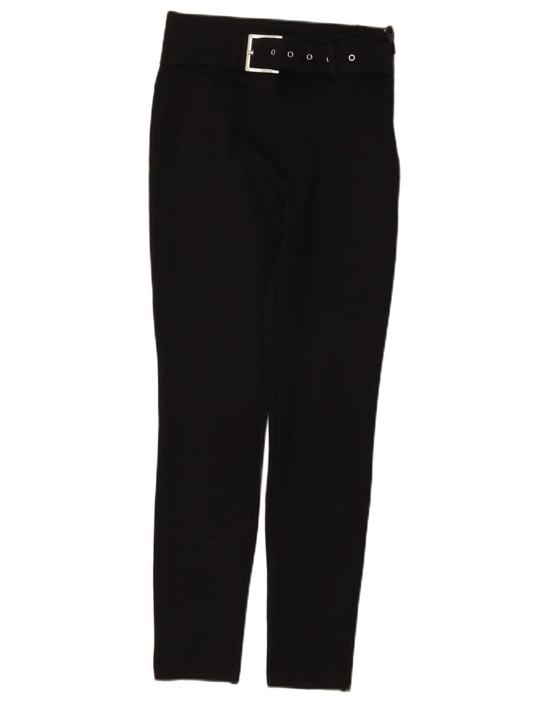 ZARA Calça Chino Feminina Slim Pequena W26 L27 Preta