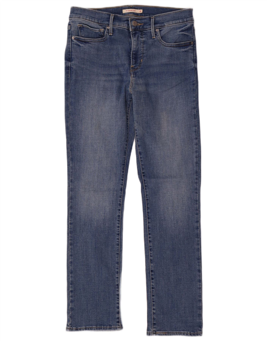 Calça jeans feminina Levi's 312 Shaping Slim W30 L30 azul algodão
