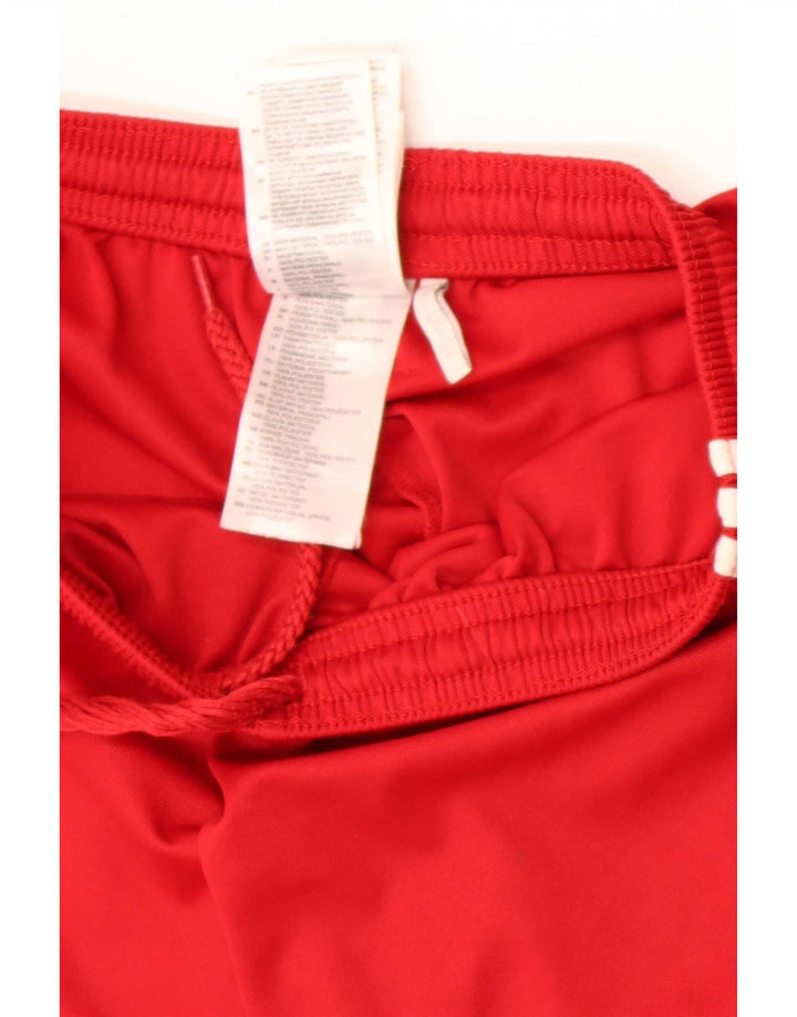Adidas Mens Climalite Sport Shorts Pequeno Poliéster Vermelho