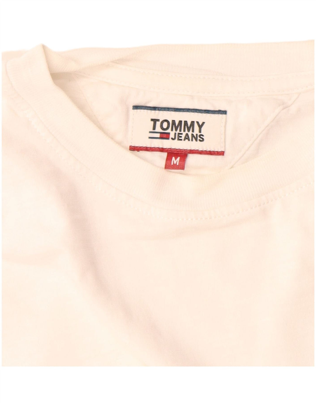 Tommy Hilfiger Camiseta masculina gráfica manga comprida médio branco