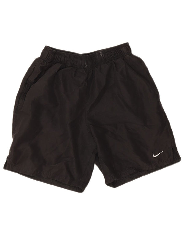 Shorts esportivos femininos Nike UK 8 pequenos pretos