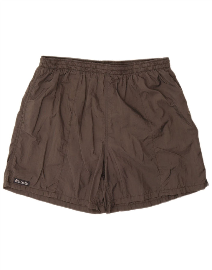 Shorts de natação masculino Columbia grande poliéster cinza