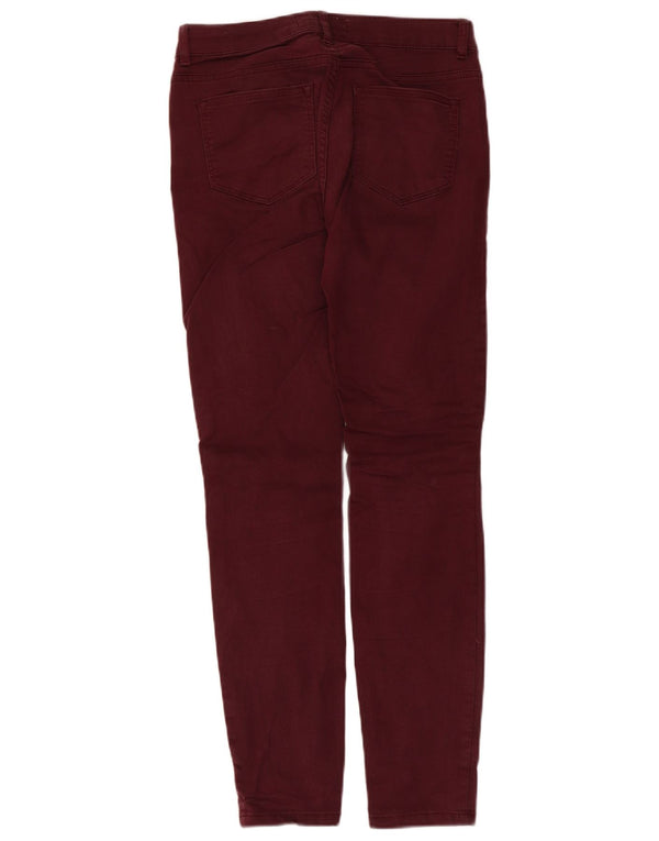 Calça feminina casual skinny Fat Face UK 8 pequena W28 L27 marrom