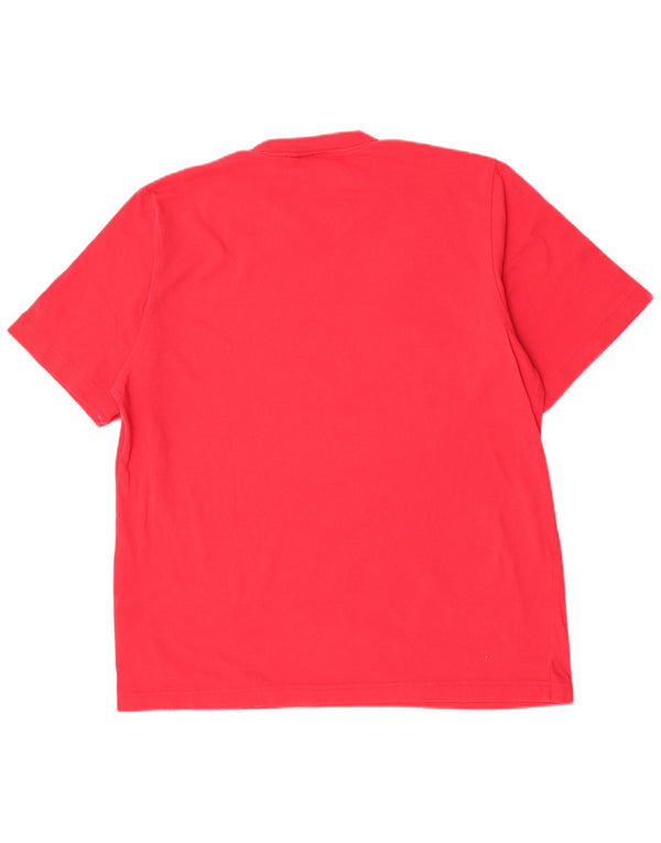 Adidas Mens Graphic T-Shirt Top XL Algodão Rosa