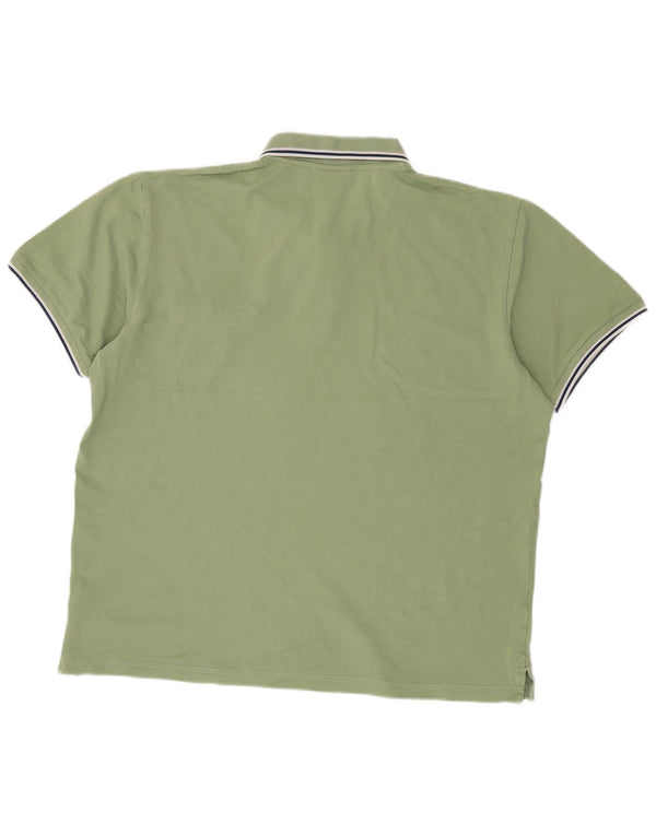 Camisa polo masculina Gant 2XL algodão listrado verde