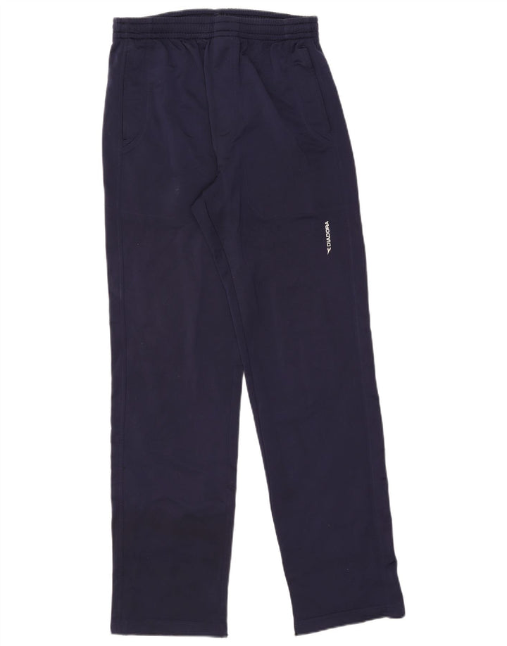 Calça de treino masculina Diadora IT 46 poliéster azul marinho pequeno