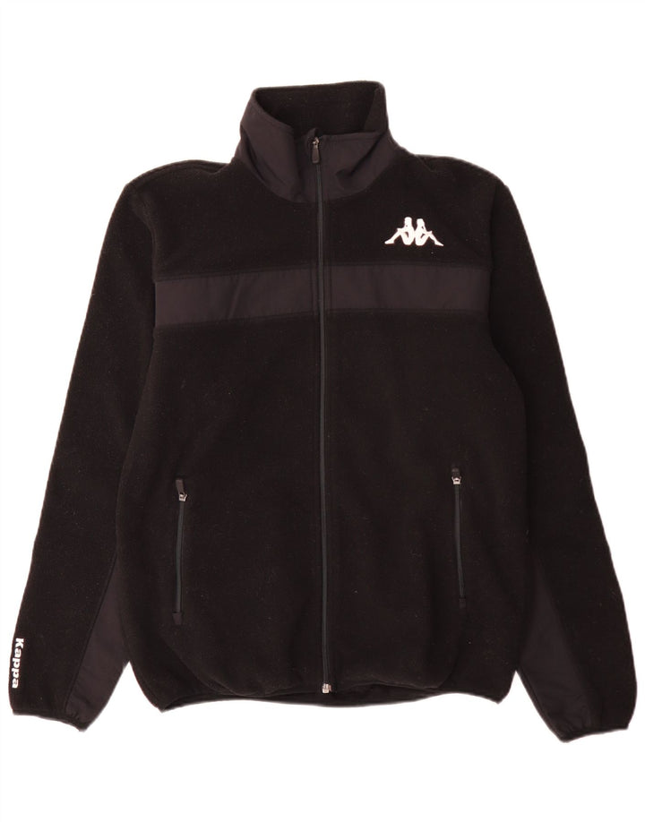 Jaqueta de lã masculina Kappa UK 38 poliéster colorblock preto médio