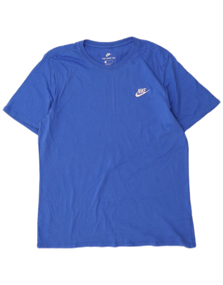Camiseta masculina Nike grande algodão azul