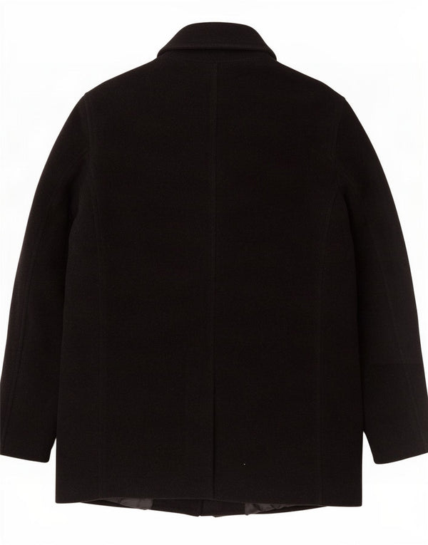 Sobretudo masculino Zara UK 42 XL lã preta