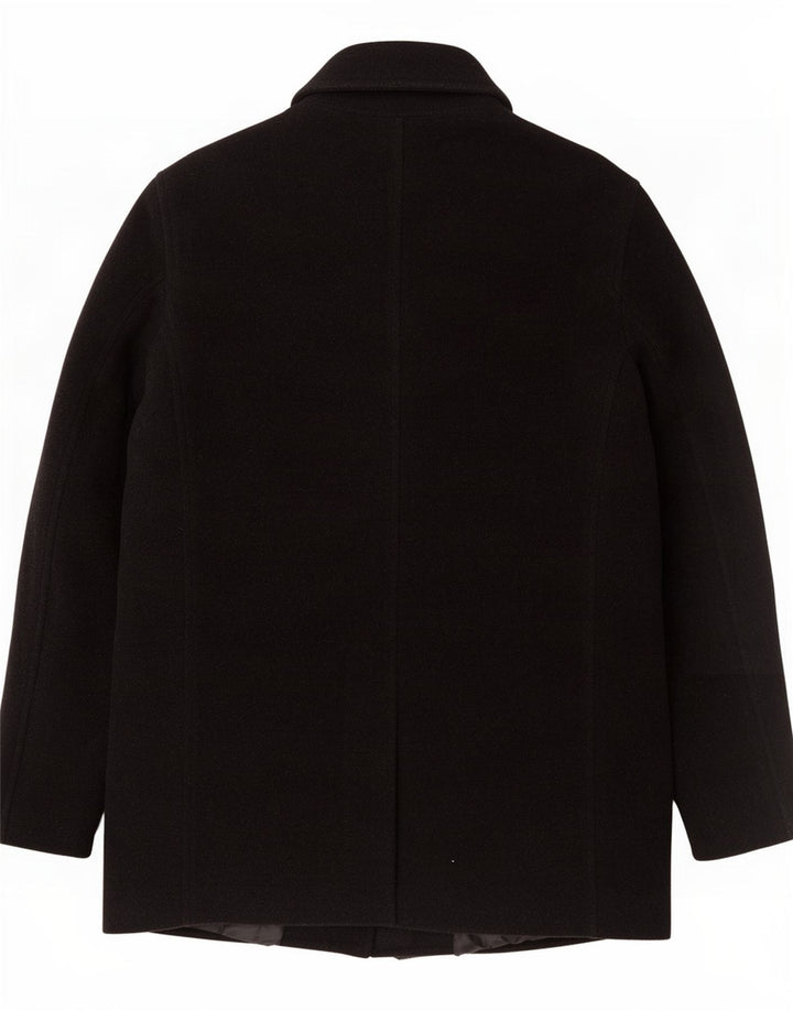 Sobretudo masculino Zara UK 42 XL lã preta